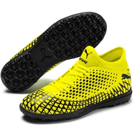 Botas de fútbol Puma Future 4.4 Tt Junior amarillo-negro 105699 03 3
