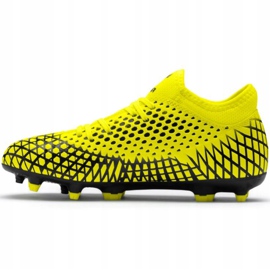 Botas de fútbol Puma Future 4.4 Fg Ag Junior amarillo-negro 105696 03 2