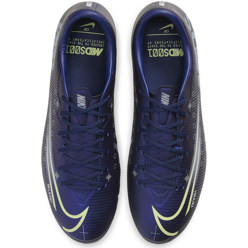 Calzado de fútbol Nike Mercurial Vapor 13 Academy Mds SG-PRO CJ9986 401 azul azul marino 1