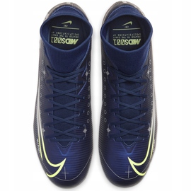 Calzado de fútbol Nike Mercurial Superfly 7 Academy Mds FG / MG BQ5427 401 azul azul 1