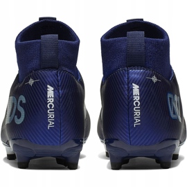 Calzado de fútbol Nike Mercurial Superfly 7 Academy Mds FG / MG Junior BQ5409 401 azul marino azul marino 4