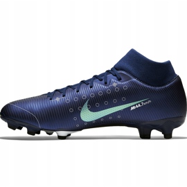 Calzado de fútbol Nike Mercurial Superfly 7 Academy Mds FG / MG BQ5427 401 azul azul 2
