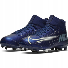 Calzado de fútbol Nike Mercurial Superfly 7 Academy Mds FG / MG Junior BQ5409 401 azul marino azul marino 3