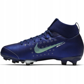 Calzado de fútbol Nike Mercurial Superfly 7 Academy Mds FG / MG Junior BQ5409 401 azul marino azul marino 2