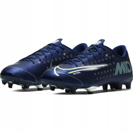Calzado de fútbol Nike Mercurial Vapor 13 Academy Mds FG / MG CJ1292 401 azul marino azul marino 3