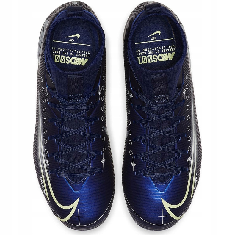 Calzado de fútbol Nike Mercurial Superfly 7 Academy Mds FG / MG Junior BQ5409 401 azul marino azul marino 1