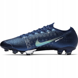 Calzado de fútbol Nike Mercurial Vapor 13 Elite Mds Fg CJ1295 401 rosado azul 2