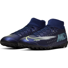Calzado de fútbol Nike Mercurial Superfly 7 Academy Mds Tf BQ5435 401 azul azul marino 3