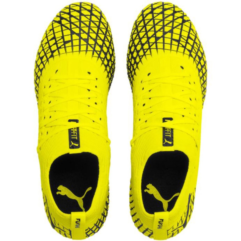 Botas de fútbol Puma Future 4.2 Netfit Fg Ag amarillo-negro 105611 03 1