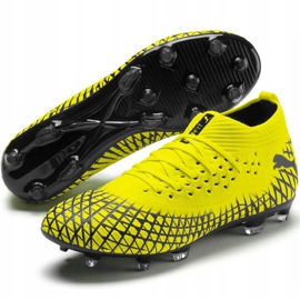 Botas de fútbol Puma Future 4.2 Netfit Fg Ag amarillo-negro 105611 03 3