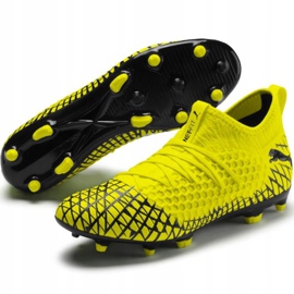 Botas de fútbol Puma Future 4.3 Netfit Fg Ag amarillo-negro 105612 03 multicolor 3