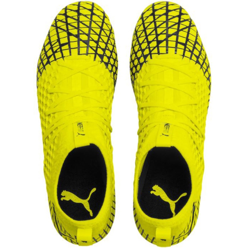 Botas de fútbol Puma Future 4.3 Netfit Fg Ag amarillo-negro 105612 03 multicolor 1