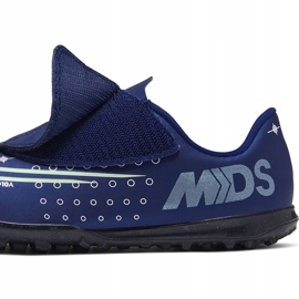 Zapatos de fútbol Nike Mercurial Vapor 13 Club Mds Tf Ps (V) Junior CJ1180 401 azul marino azul marino 3