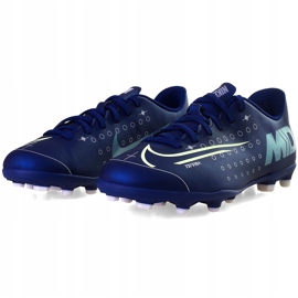Calzado de fútbol Nike Mercurial Vapor 13 Club Mds FG / MG CJ1293 401 azul marino azul marino 3