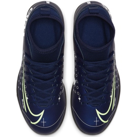 Calzado de fútbol Nike Mercurial Superfly 7 Club Mds Tf Junior BQ5416 401 azul marino azul marino 1