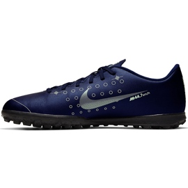 Calzado de fútbol Nike Mercurial Vapor 13 Club Mds Tf CJ1305 401 azul marino azul marino 2