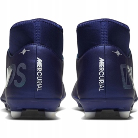 Calzado de fútbol Nike Mercurial Superfly 7 Club Mds FG / MG Junior BQ5418 401 azul marino azul 4