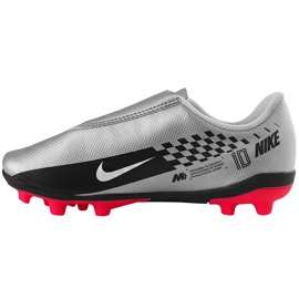 Zapatos de fútbol Nike Mercurial Vapor 13 Club Neymar Mg PS (V) Junior AT8164 006 negro gris 2