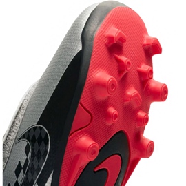Zapatos de fútbol Nike Mercurial Vapor 13 Club Neymar Mg PS (V) Junior AT8164 006 negro gris 4