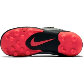 Zapatos de fútbol Nike Mercurial Vapor 13 Club Neymar Mg PS (V) Junior AT8164 006 negro gris 3