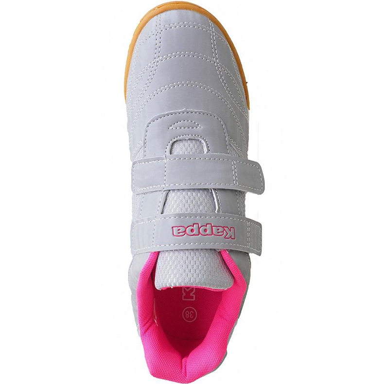 Zapatos para niños Kappa Kickoff T plateado-rosa 260509T 1522 plata gris 1