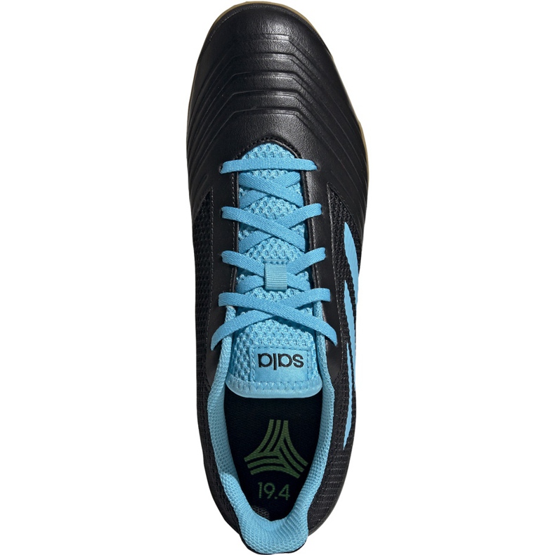 Botas de fútbol adidas Predator 19.4 In Sala negro y azul F35631 negro, azul 1