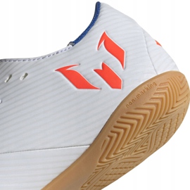 Adidas Nemeziz Messi 19.4 In Jr botas de fútbol blancas F99928 multicolor blanco 4