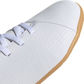Adidas Nemeziz Messi 19.4 In Jr botas de fútbol blancas F99928 multicolor blanco 3