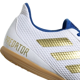 Botas de fútbol Adidas Predator 19.4 In Sala blancas EG2827 gris blanco 4