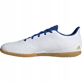 Botas de fútbol Adidas Predator 19.4 In Sala blancas EG2827 gris blanco 2