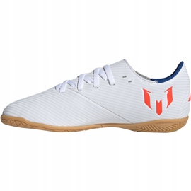 Adidas Nemeziz Messi 19.4 In Jr botas de fútbol blancas F99928 multicolor blanco 2