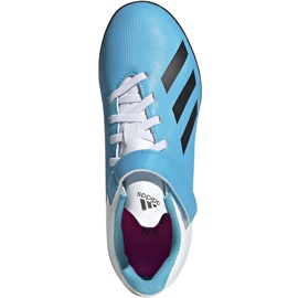 Zapatillas de fútbol Adidas X 19.4 H&amp;L Tf Junior azul EF9126 2