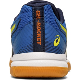 Zapatillas de voleibol Asics Gel Rocket 9 para hombre azul marino azul 1071A030 400 4