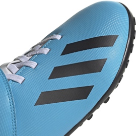 Zapatillas de fútbol Adidas X 19.4 H&amp;L Tf Junior azul EF9126 4