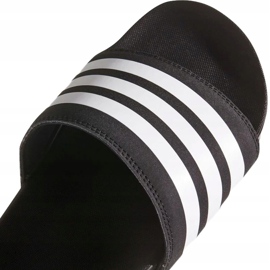Zapatillas Adidas Adilette Cloudfoam Plus Stripes negras AP9971 blanco negro 4