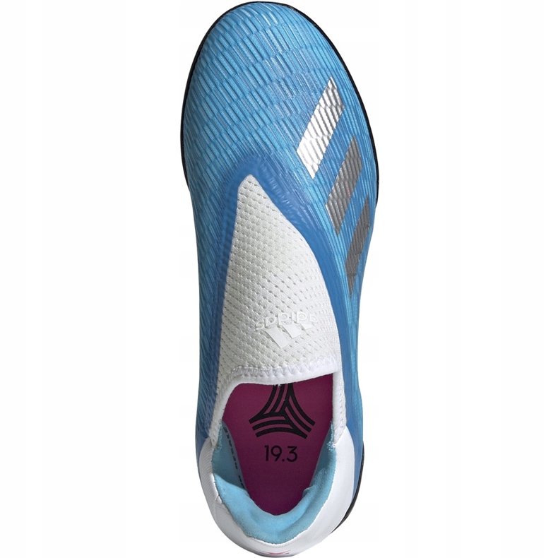 Zapatillas de fútbol adidas X 19.3 Ll Tf Junior azul EF9123 1