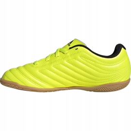 Adidas Copa 19.4 In Junior botas de fútbol amarillas F35451 amarillo amarillo 2