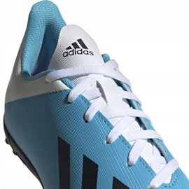 Botas de fútbol Adidas X 19.4 Tf Junior azul y blanco F35347 multicolor 2
