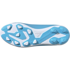Botas de fútbol Adidas X 19.4 FxG Junior azul y blanco F35361 6