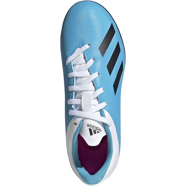 Botas de fútbol Adidas X 19.4 Tf Junior azul y blanco F35347 multicolor 1