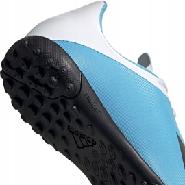 Botas de fútbol Adidas X 19.4 Tf Junior azul y blanco F35347 multicolor 6