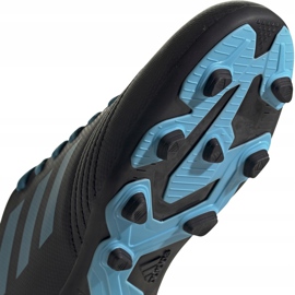 Botas de fútbol Adidas Predator 19.4 FxG Junior negras y azules G25823 negro negro 5