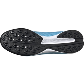 Zapatillas de fútbol Adidas X 19.3 Ll Tf azul y blanco EF0632 6
