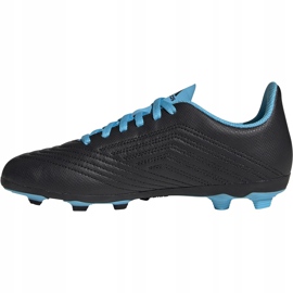 Botas de fútbol Adidas Predator 19.4 FxG Junior negras y azules G25823 negro negro 2