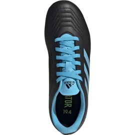 Botas de fútbol Adidas Predator 19.4 FxG Junior negras y azules G25823 negro negro 1
