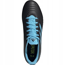 Botas de fútbol adidas Predator 19.4 FxG negras y azules F35598 negro negro 1