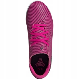 Adidas Nemeziz 19.4 In Junior botas de fútbol rosa F99939 rosado rosado 1