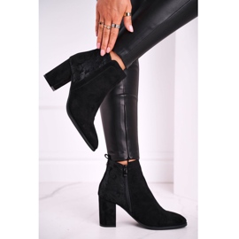 Botas De Mujer Con Tacón Alto Sergio Leone Negro BT508 2