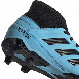 Botas de fútbol adidas Predator 19.3 Fg Junior azul y negro G25796 multicolor 4