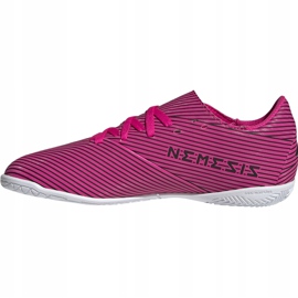 Adidas Nemeziz 19.4 In Junior botas de fútbol rosa F99939 rosado rosado 2